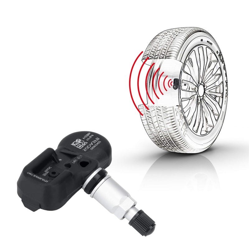 SEINECA 42607-33021 نظام مراقبة ضغط الإطارات (TPMS) بتردد 315MHz متوافق مع تويوتا 4رانر كورولا هايلاندر لاند كروزر توندر تاكوما FJ كروزر لكزس GS350 IS350 GX470 LFA LS460 LX470 RX330 - Image 1